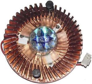 Zyvpee 124010VM 14.MS.CT.57.B487 12V 1.0W 2 Wires 2 Pins Vga Cooling with Heatsink