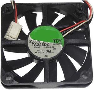 Zyvpee 6015 60*15mm H35466-58 12V 0.05A 3 Wires 3 Pins Case Fan 6CM CPU cooler