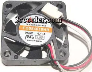 Zyvpee 40MM FD054010HB 5V 0.19A 3 Wires 3 Pins 4CM Cooling Fan 40x40x10mm Zyvpee 40MM FD054010HB 5V 0.19A 3 Wires 3 Pins 4CM Cooling Fan 40x40x10mm