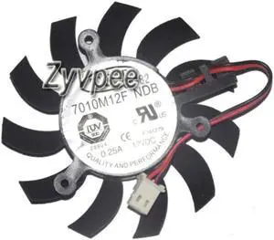 Zyvpee 7010M12F NDB 12V 0.25A 2 wires Frameless Cooling fan for video card graphics card Zyvpee 7010M12F NDB 12V 0.25A 2 wires Frameless Cooling fan for video card graphics card
