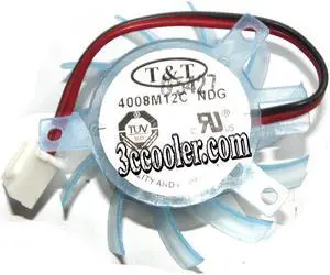 Zyvpee 4008M12C NDG 12V 0.14A 2 Wires Cooling Fan for vga card graphics card