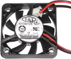 Zyvpee 40*10mm 4010M12S NDF 12V 0.16A 2 wires cooling fan