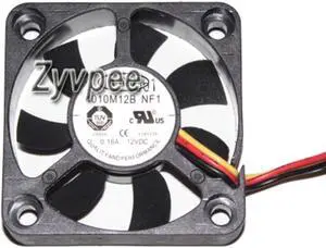 Zyvpee 4010 4CM 4010M12B NF1 12V 0.16A 3 Wires Case Fan 40x10mm