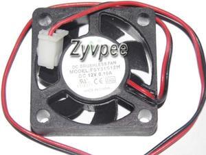 Zyvpee 3CM 3010 30*30*10MM FSY31S12H 12V 0.1A 2 Wires Cooler Fan