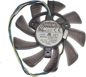 Zyvpee T129215SU 12V 0.5A 4 wires vga Cooling Fan for GTX460 UNIKA GTX460