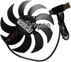 Zyvpee 140mm A14015-10RA-2NN-F1 DF1401505RFMN 5V 0.25A 2 Wires 14CM USB Cooling Fan 140x15mm