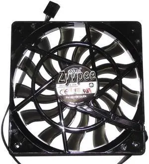 Zyvpee XtraFlo 120 Slim R4-XFXS-16PK-R1 FA12015M12LPA 12V 0.16A 120mm Cooling Fan 120x15mm Zyvpee XtraFlo 120 Slim R4-XFXS-16PK-R1 FA12015M12LPA 12V 0.16A 120mm Cooling Fan 120x15mm