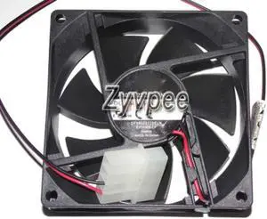 Zyvpee 80mm A8025-22CB-4BN-F1 DF0802512SELN E255988-CF 12V 0.18A 2 Wires Cooling Fan 80x25mm
