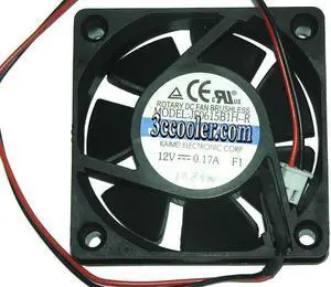 Zyvpee JF0615B1H-R JF0615B1H 12V 0.17A 2Wire 6CM Cooling Fan 60x15mm