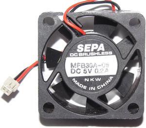 Zyvpee 20mm MFB20A-05 5V 0.04A 2 wires 2 pins micro fan for Raspberry Pi
