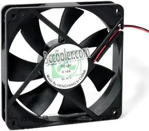 Zyvpee 120MM RDL1225S 12V 0.18A 2 Wires 12CM Cooling Fan 120x25mm Zyvpee 120MM RDL1225S 12V 0.18A 2 Wires 12CM Cooling Fan 120x25mm