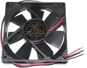 Zyvpee 80mm D80SH-12C M-GP1 12V 0.21A 2 wires Case fan switch cpu cooling 80x20mm