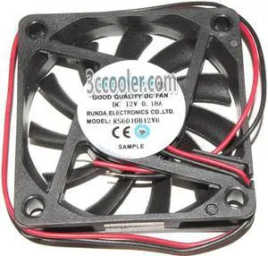 Zyvpee 60MM RUNDA RS6010B12VH DC12V 0.18A 2 Wires 6CM Cooling Fan 60x10mm Zyvpee 60MM RUNDA RS6010B12VH DC12V 0.18A 2 Wires 6CM Cooling Fan 60x10mm