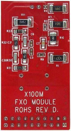 FXO X100M single Module for X100P TDM400P TDM410P AEX410 A410p A400p A1600P TDM1600P