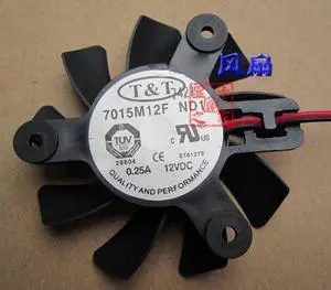 T&T 7015M12F Frameless Cooling fan with12V 0.25A 2-Wire T&T 7015M12F Frameless Cooling fan with12V 0.25A 2-Wire