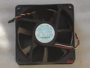 DATECH 12038 1238-12HBTA P/N 5W190 square cooling fan with 12V 0.9A 3-Wires DATECH 12038 1238-12HBTA P/N 5W190 square cooling fan with 12V 0.9A 3-Wires