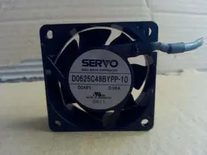 Square Cooling Fan of Servo 6025 D0625C48BYPP-10 with 48V 0.08A