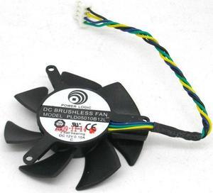 Frameless Cooling Fan of Power Logic PLD05010B12L with 12V 0.1A 4Wire