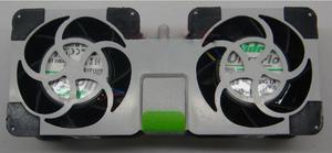Twins Coolers of NIDEC 4028 W40S12BS4A5-07 with 12V 0.73A 4-Wires and a metal bracket
