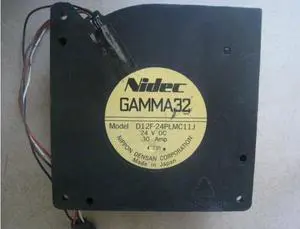 Blower Cooling fan of NIDEC 12032 D12F-24PLMC11J with 24V 0.3A 4-Wires