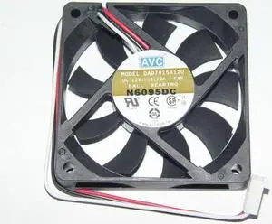 AVC 70x15mm DA07015B12U FAR 12V 0.7A 3 Wires 3 Pins Case Fan 7CM CPU Cooler