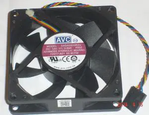20 Pcs /  Lot Square Cooler of AVC 80*20mm DASA0820R2U with 12V 0.6A 4-Wires  4 Pins case fan