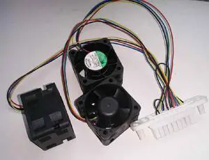 3Pcs/Set Square Cooler of SUNON 4028 PMD1204PQB1-A with 12V 2.6W  4-Wires B1149-2FGN White connector