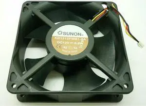 Square Cooler of SUNON 12038 KD1212PMB1-6A with 12V 6.8W 3-Wires  3 Pins Case power cooler Square Cooler of SUNON 12038 KD1212PMB1-6A with 12V 6.8W 3-Wires  3 Pins Case power cooler