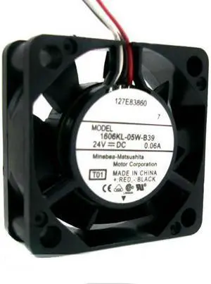 DC square Cooler of NMB 4015 1606KL-05W-B39 with 24V 0.06A 3Wire inverter converter cooler