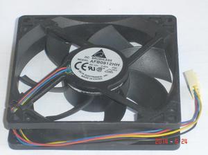 DC Square Cooler of DELTA 9020 AFB0912HH F00 with 12V 0.4A 4-Wires