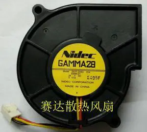 DC blower of NIDEC 7530 D07F-24SG 04 with  24V 0.17A 3-Wires 3 Pins case fan