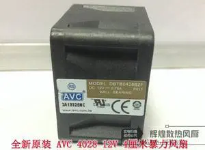 AVC 4028 12V 0.75A 4-Wires DBTB0428B2F 4CM 2-Balls PWM Bearing Cooling fan for case
