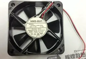 NMB 6CM 6015 12V 0.18A 2406GL-04W-B39 2-Balls Bearing 3-Wires 3Pins For case