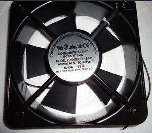 Rotary Fan 20060 FP20060 EX-S1-B 220-240V 50/60Hz 0.45A 38W 2Balls Bearing Cooling fan