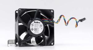 Nidec 8CM 8038 H80E12MS1B7-57A02 2 Balls Bearing Axial Fan with 12V 0.58Amp 4 Wires 4 Pins For CPU,Case