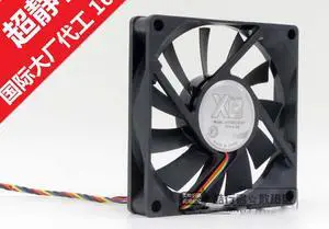 PC X8 8015 AX08015B12H CPU Cooler with 2 Ball bearing 12V 0.2A 30 CFM 16dBA 4 Wires