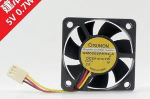 SUNON 5015 Maglev Bearing GM0505PHV2-A Cooler with 5V 0.7W 3 Wires 3Pins For PC SUNON 5015 Maglev Bearing GM0505PHV2-A Cooler with 5V 0.7W 3 Wires 3Pins For PC