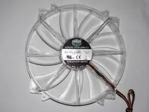 Circular Cooler of Cooler Master 200*30mm 20CM A20030-10CB-2MN-C1 EL9C2012HF-SBNRA   12V 0.40A 2 Wires 2 Pins Case Fan