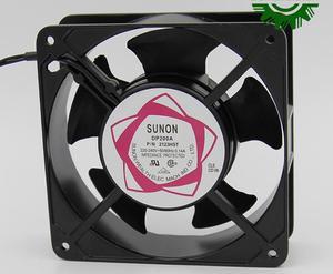 Square SUNON DP200A P/N2123HSL AC Axial Fan with AC 220/240V 50/60Hz 0.14A 2 Wires