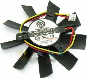 Power Logic PLA09215S12H DC Brushless Cooler with 12V 0.55A 3 Wires 3 Pins For HD4890 Video Card