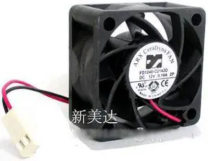 Original ARX FD1240-C2142D 4020 hydraulic bearing Cooling fan with 40*40*20MM 12V 0.16A 2 Wires 2Pins Connector