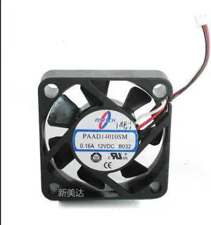 AAVID PAAD14010SM 4CM DC Cooling fan with 12V 0.16AMP 6600RPM 7.97CFM 31dBA 3 Wires