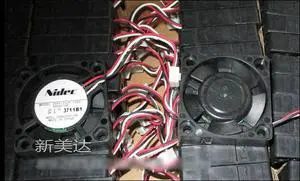 Original Nidec D04X-24JH 19BS AX640196 4010 NBR Bearing Cooling fan with 24V 0.06A 40*40*10mm 3 Wires 3pins