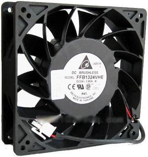 Original delta FFB1324VHE 12738 2 Balls Bearing Cooling fan with 24V 0.90A 127X127X38MM 2 Wires 2Pins For Inverter