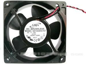 Original ADDA AD1224HS-F51 12038 Sleeve bearing Cooling fan with 24V 0.32A 2800RPM 105.4 CFM 46.7dB 120X120X38MM Aluminum Frame For Inverter