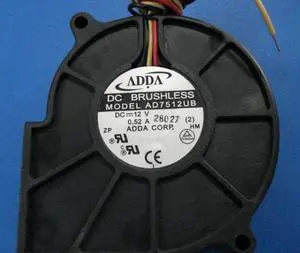 ADDA 7530 AD7512UB 12V 0.52A 3Wire Blower Fan,dc cooling Fan