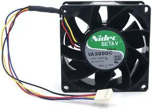 NIDEC 8CM V35072-35 Dual Balls bearing DC Fan with 12V 0.9A 4 Wires 4Pins connector NIDEC 8CM V35072-35 Dual Balls bearing DC Fan with 12V 0.9A 4 Wires 4Pins connector
