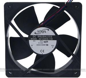 ADDA AD1248HB-Y56 12Cm Dual Balls Bearing Cooling fan with 40V 0.13A  3 Wires