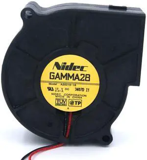 NIDEC 7530 A35016-16 Hydraulic bearing Blower Centrifugal Cooelr with 12V 0.41A 2 Wires