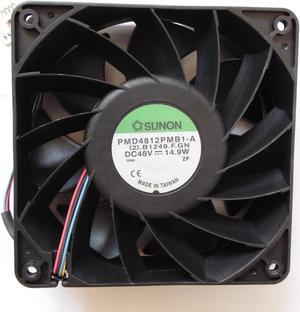 SUNON 12038 PMD4812PMB1-A (2).B1249.F.GN 48V 14.9W 4Wire Cooling Fan
